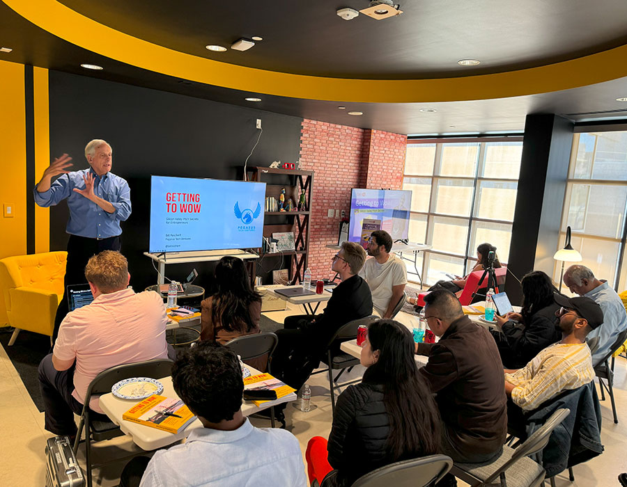A ClassZ class in session inside a hosted venue